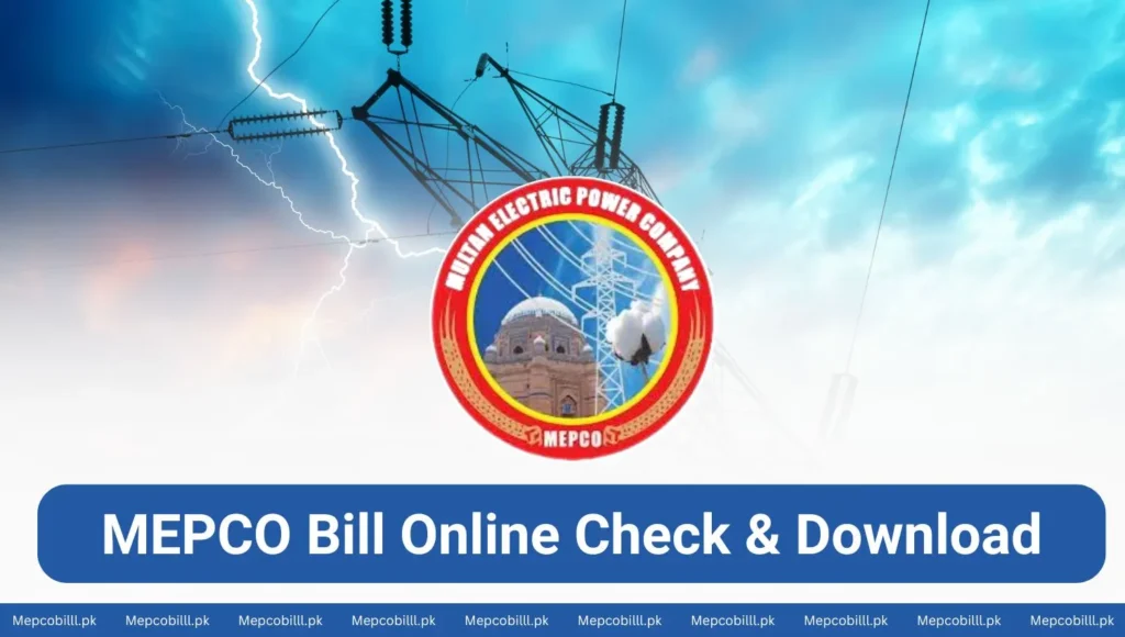 MEPCO Online Bill Check By Reference Number 2024 | MEPCO Duplicate Bill